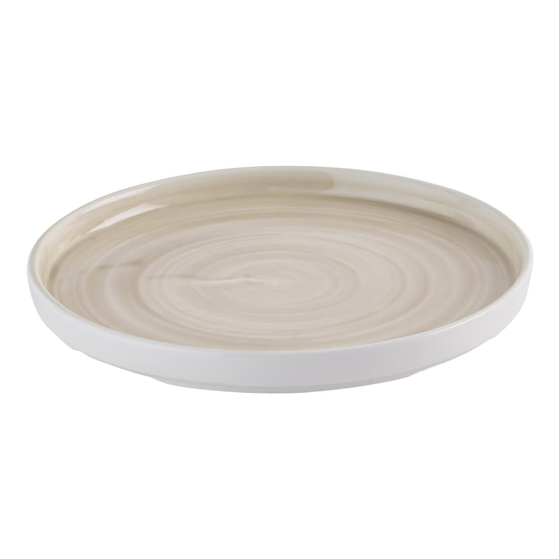 Churchill Stonecast Canvas Natural Walled Plates 210mm (6 Pack)