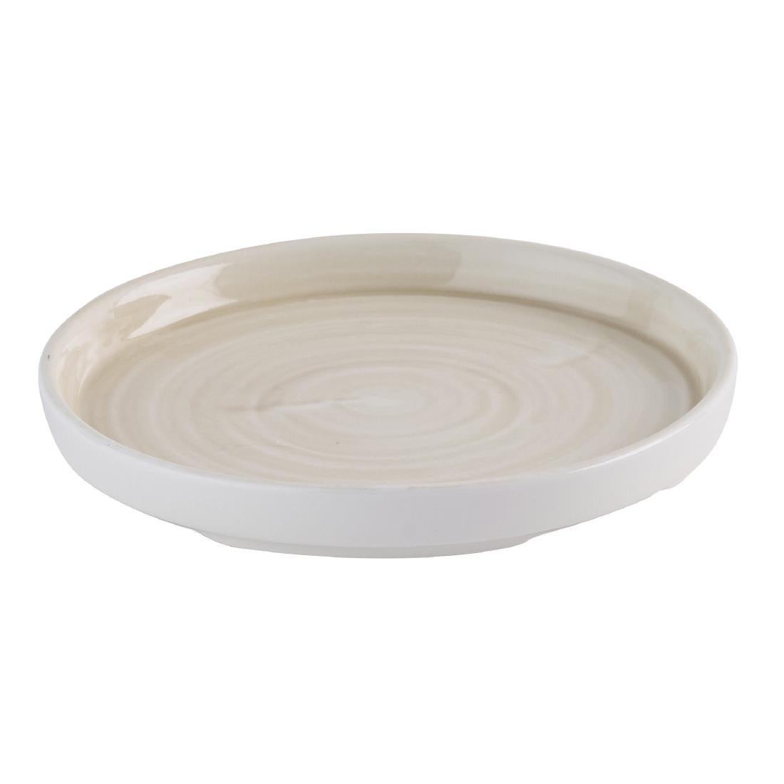 Churchill Stonecast Canvas Natural Walled Plates 160mm (6 Pack)