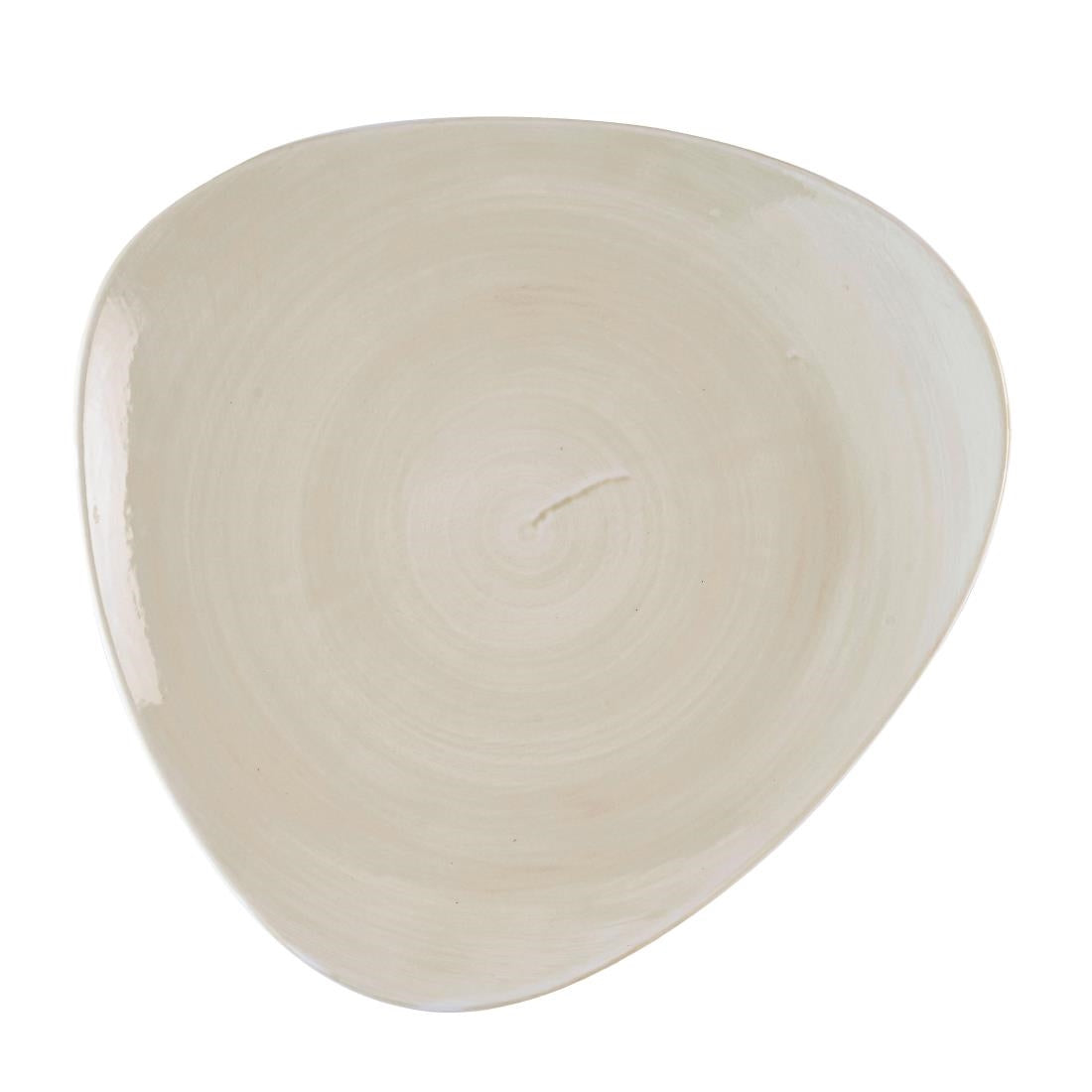 Churchill Stonecast Canvas Natural Lotus Plates 254mm (12 Pack)