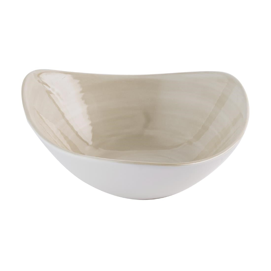 Churchill Stonecast Canvas Natural Lotus Bowls 177mm (12 Pack)