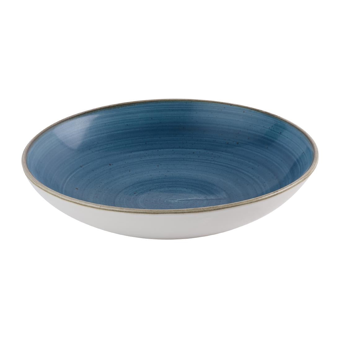 Churchill Stonecast Java Blue Evolve Coupe Bowls 247mm (12 Pack)