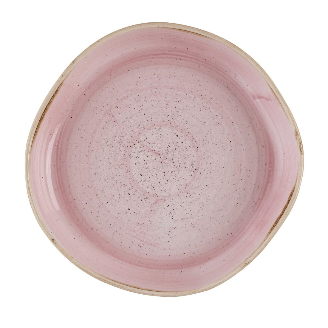 Churchill Stonecast Petal Pink Organic Walled Bowls 232mm (6 Pack)