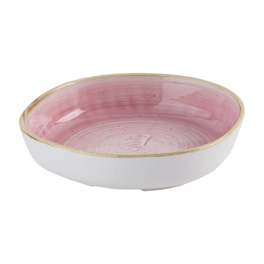 Churchill Stonecast Petal Pink Organic Walled Bowls 197mm (6 Pack)