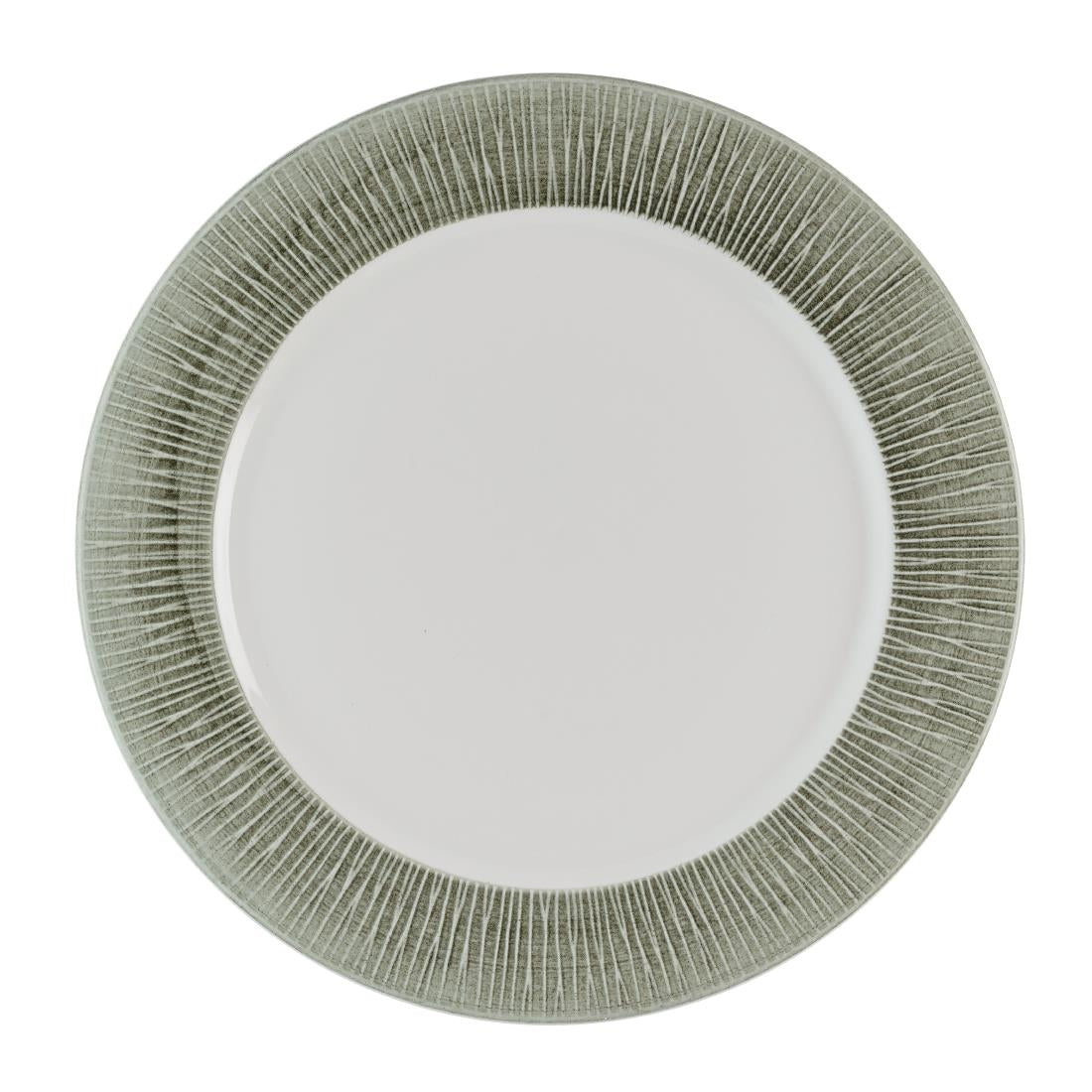 Churchill Bamboo Ceramic Spinwash Alpine Presentation Plates 305mm (12 Pack)