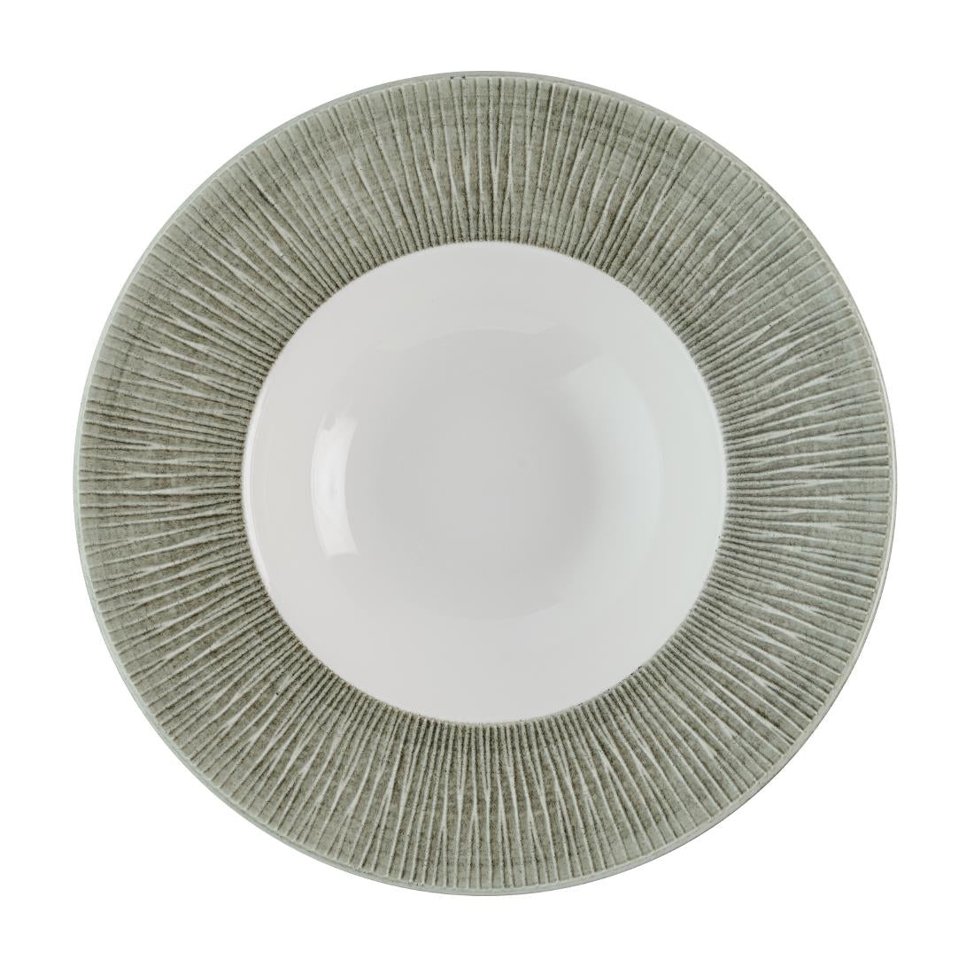 Churchill Bamboo Ceramic Spinwash Alpine Wide Rim Bowls 231mm (12 Pack)