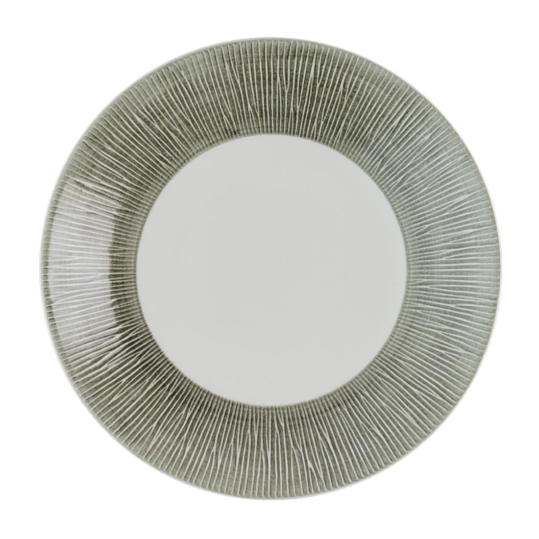 Churchill Bamboo Ceramic Spinwash Alpine Deep Coupe Plates 268mm (12 Pack)