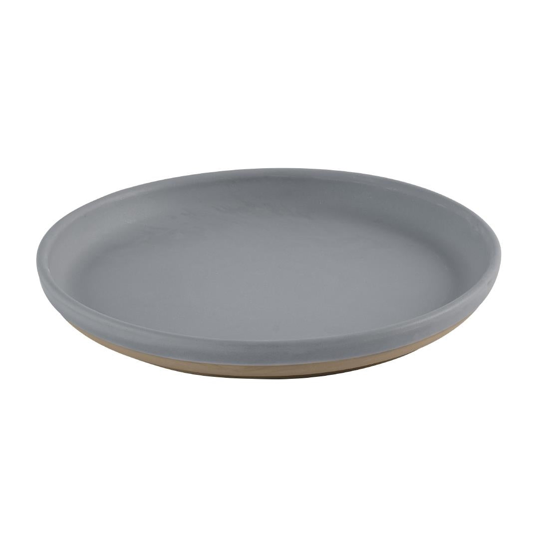 Churchill Emerge Seattle Grey Walled Plates 206mm (6 Pack)