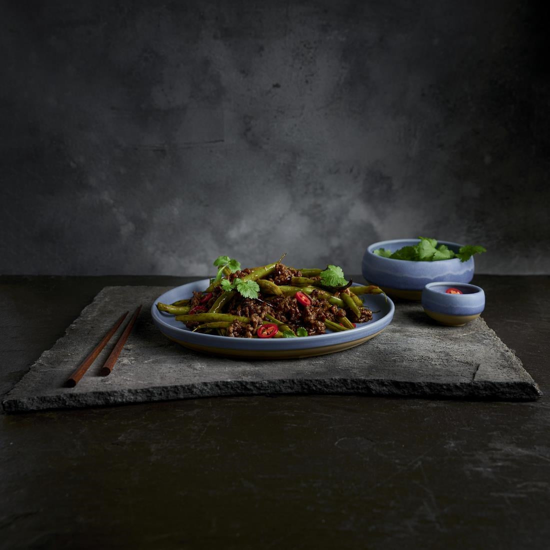 Churchill Emerge Oslo Blue Walled Plates 206mm (6 Pack)