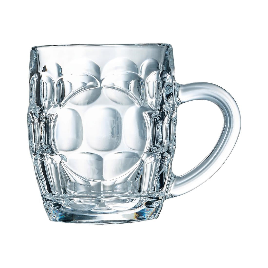 Arcoroc Britannia Dimpled Panelled Tankards 285ml (36 Pack)