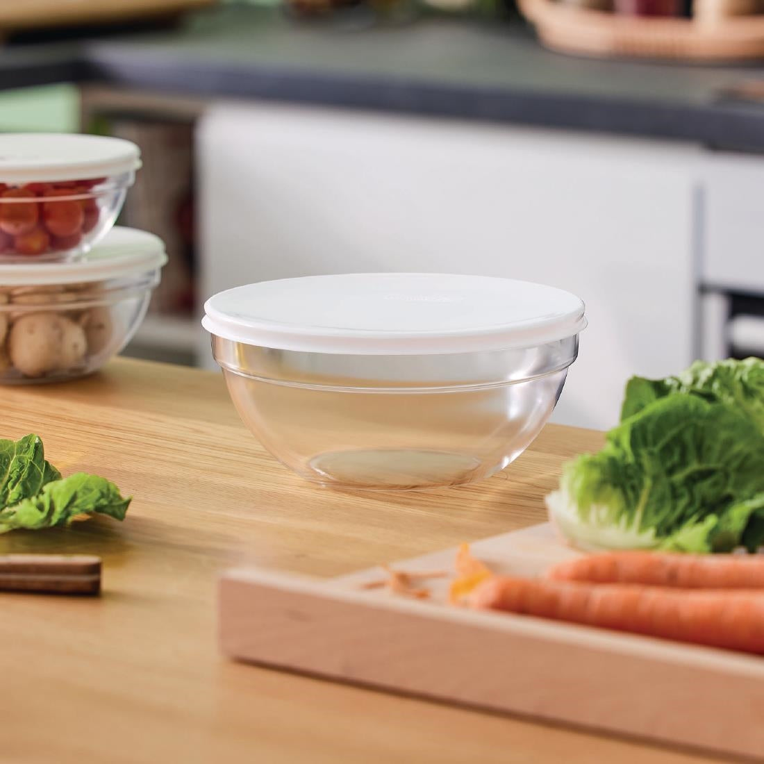 Luminarc Empilable Bowls & Lids 200mm (8 Pack)