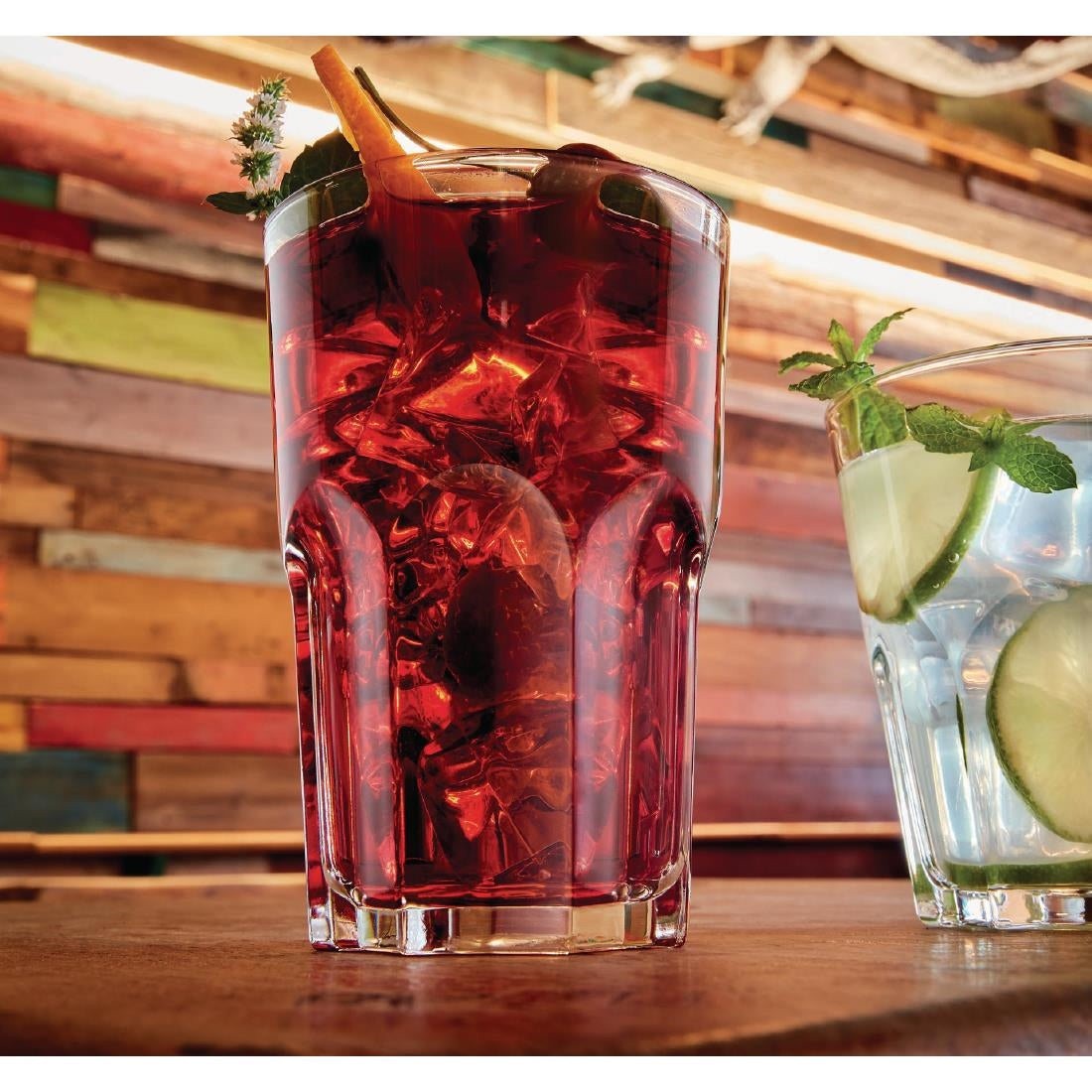 Arcoroc Granity Iced Tea/Hi Ball Glasses 420ml (24 Pack)