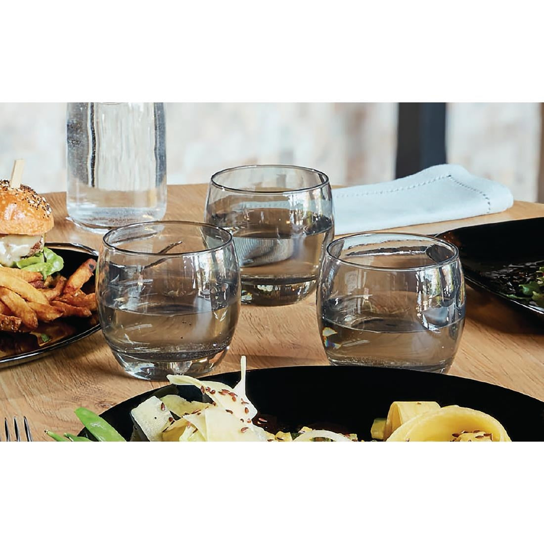 Arcoroc Salto Colour Studio Grey Old Fashioned Glasses 320ml (24 Pack)