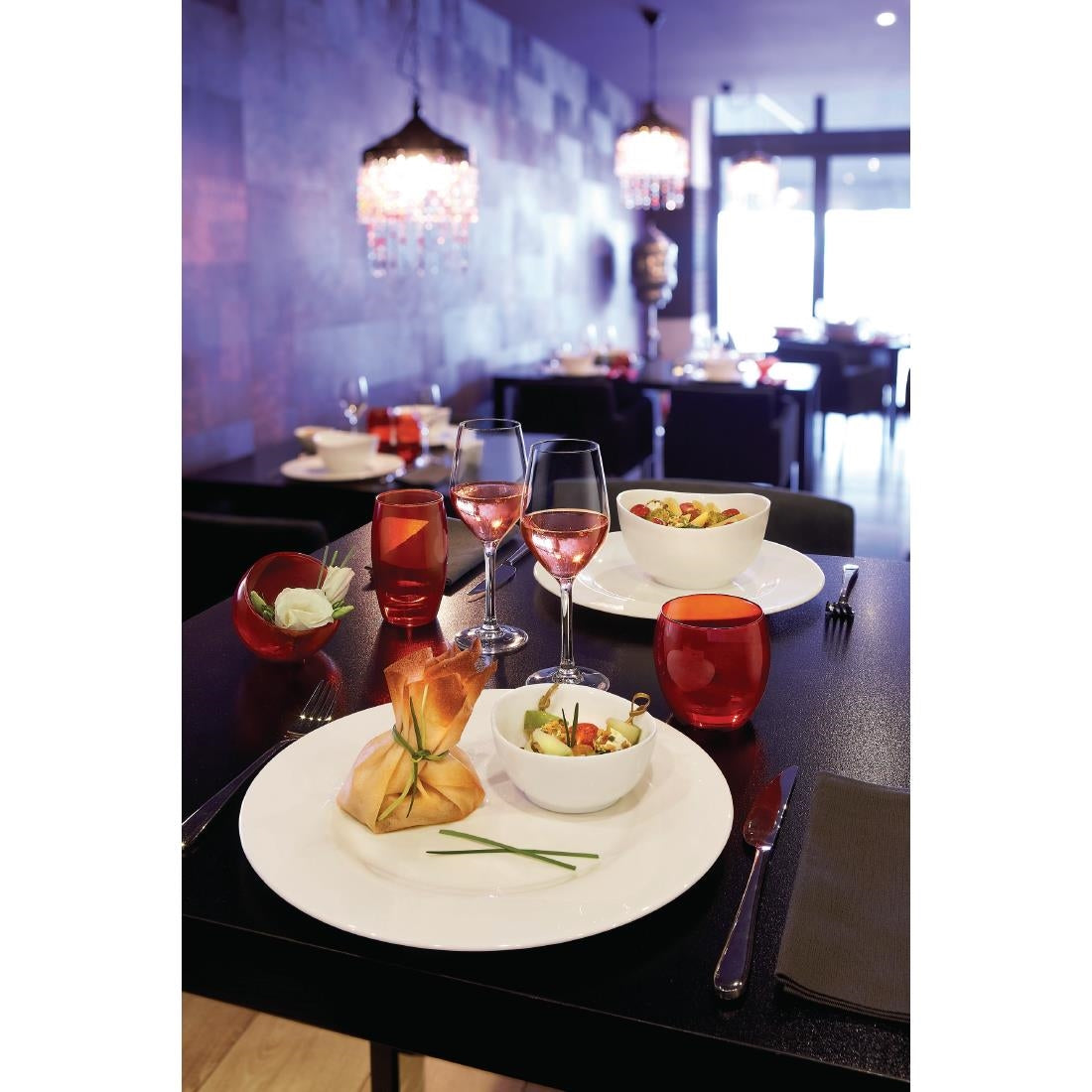 Arcoroc Salto Colour Studio Red Hi Ball Tumblers 350ml (24 Pack)