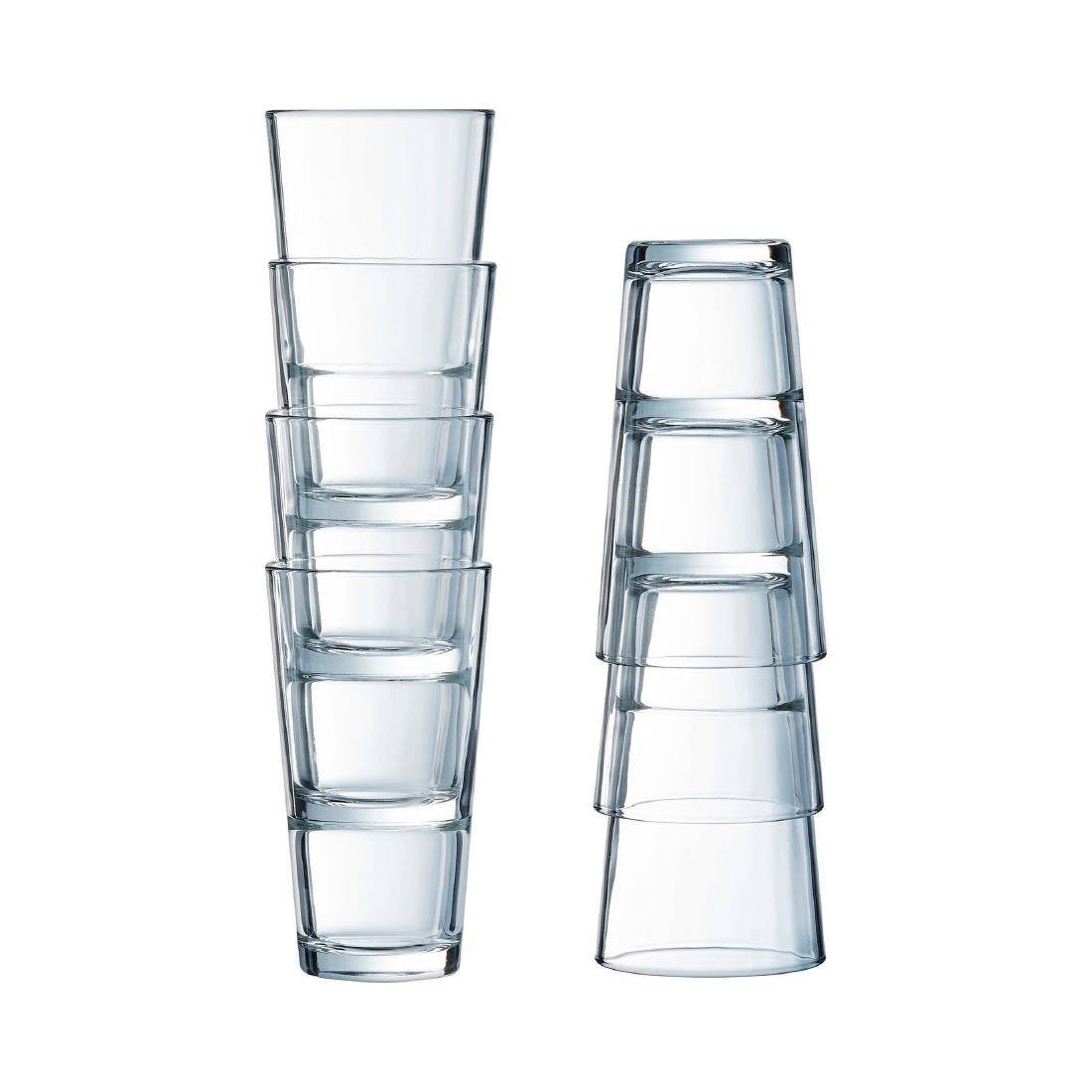 Arcoroc Stack Up Hi Ball Glasses 350ml (24 Pack)