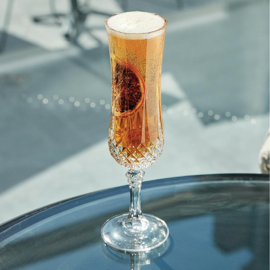 Arcoroc West Loop Flutes Glasses 120ml (12 Pack)