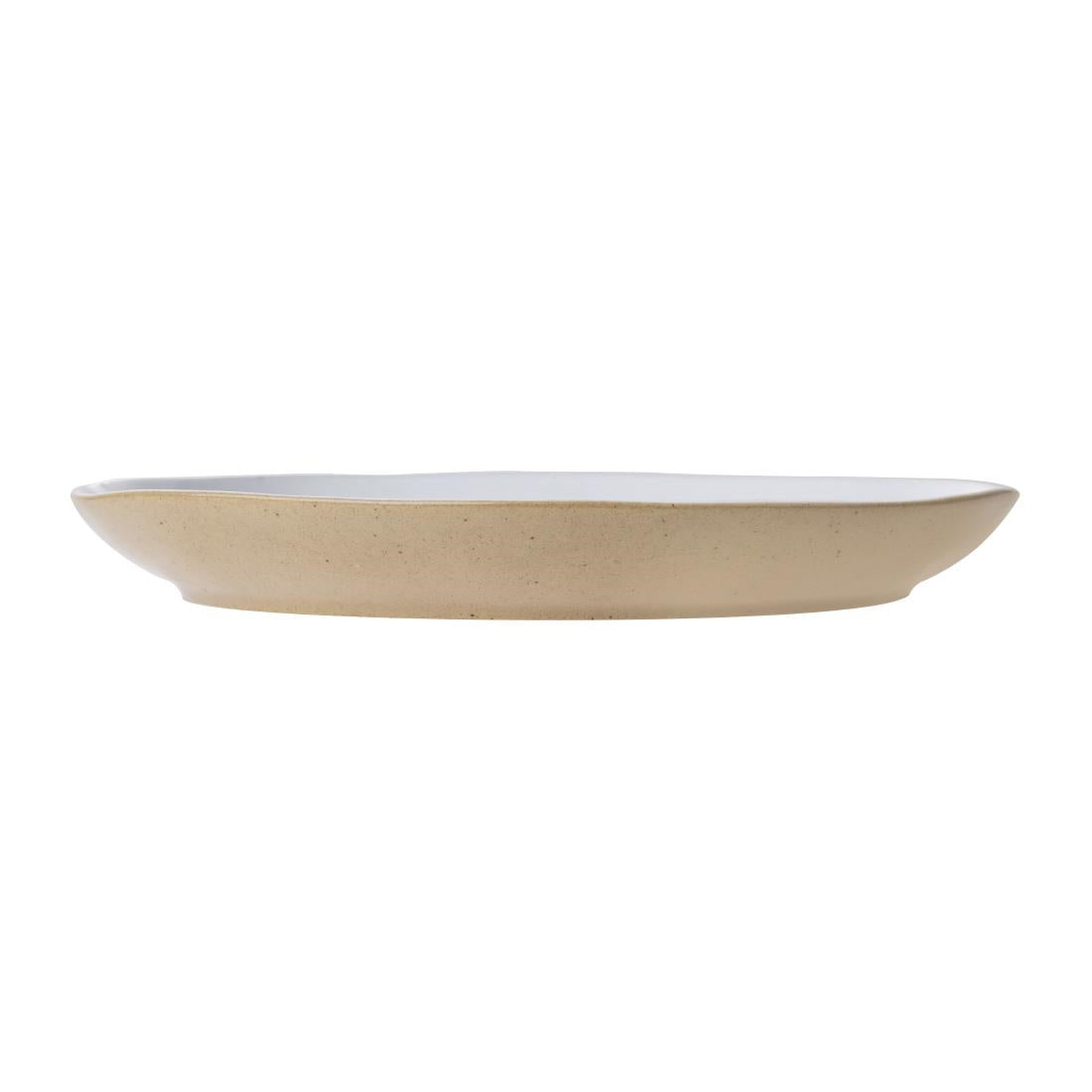 Olympia Raw Recycled Clay Coupe Plates Natural 260mm (6 Pack)