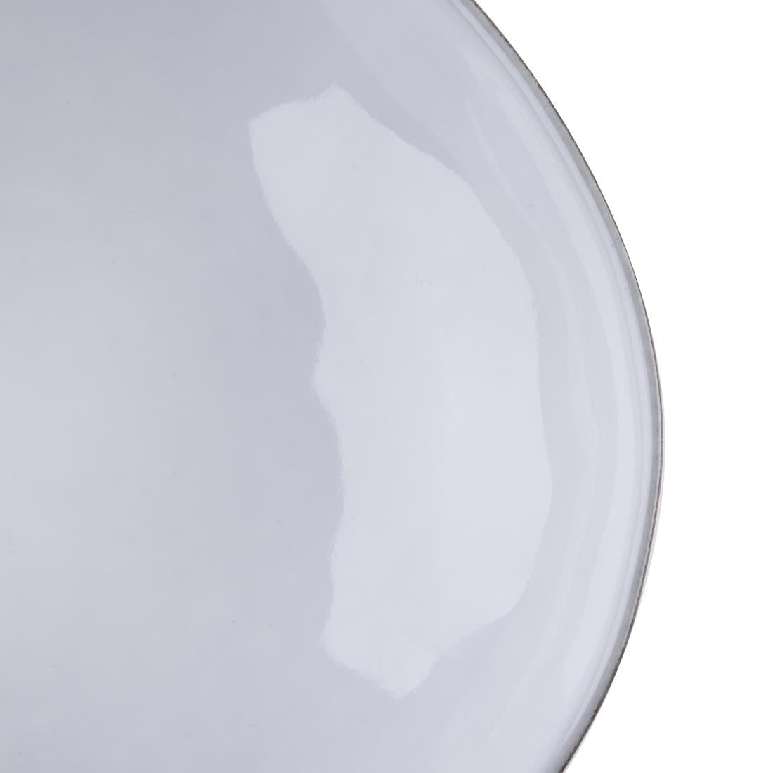 Olympia Raw Recycled Clay Coupe Bowls Charcoal 230mm (6 Pack)