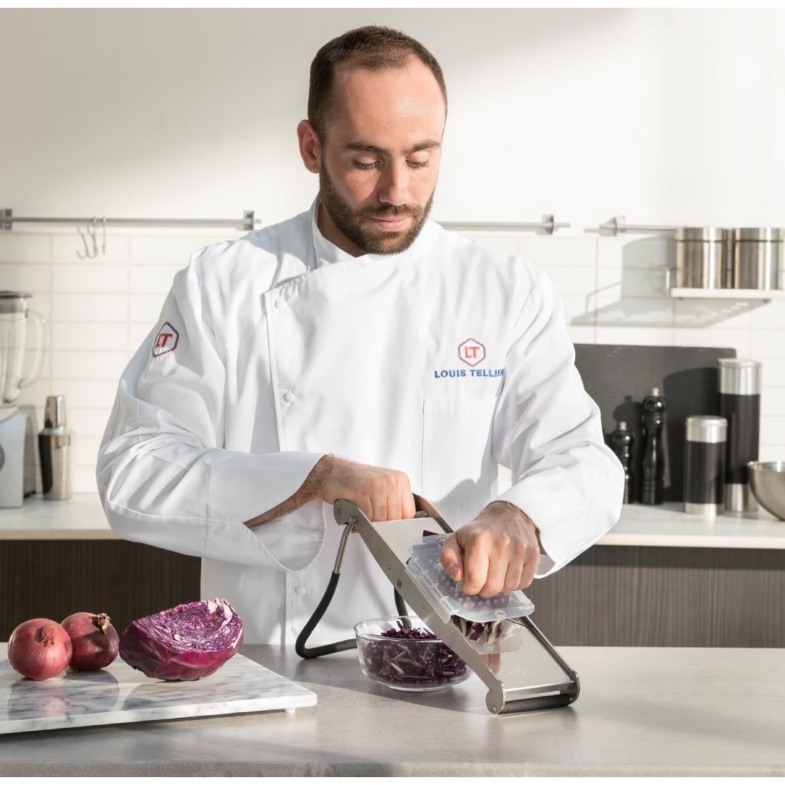 Louis Tellier Bron Compact Pro Stainless Steel Japanese Mandoline