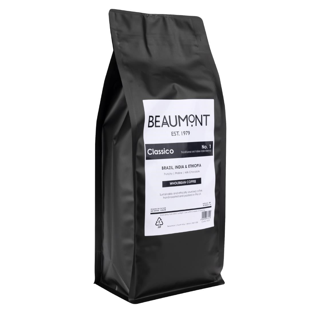 Beaumont No.1 Classico Coffee Beans 1kg