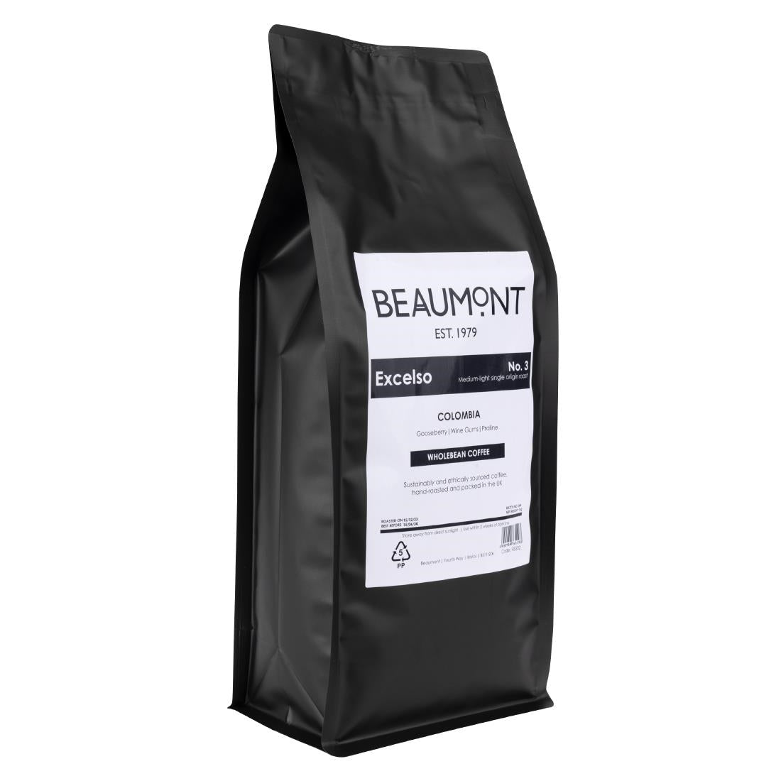 Beaumont No.3 Excelso Coffee Beans 1kg