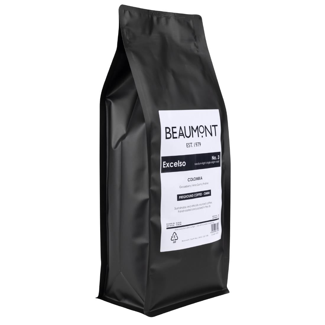 Beaumont No.3 Excelso Coffee Omni Grind 1kg