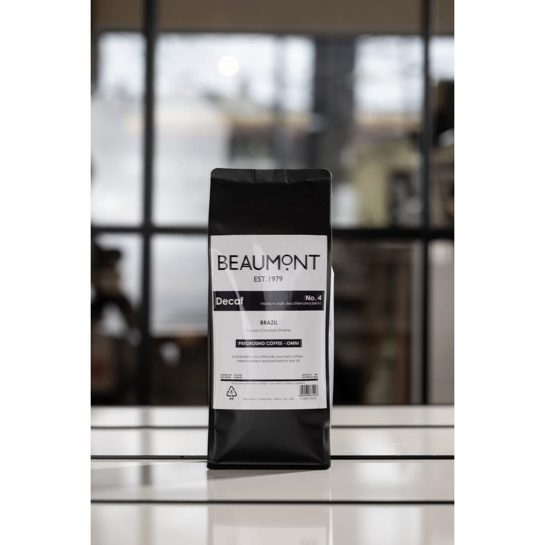 Beaumont No.4 Decaf Coffee Omni Grind 500g