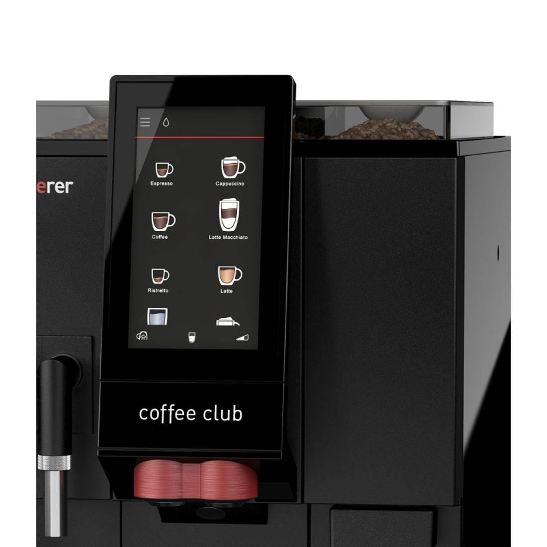 Schaerer Coffee Club Bean to Cup Coffee Machine with 4Ltr Milk Fridge