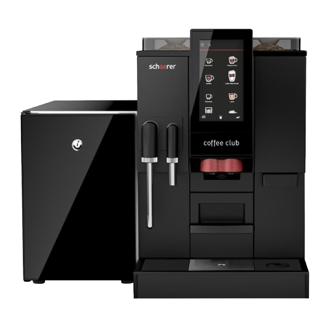 Schaerer Coffee Club Bean to Cup Coffee Machine with 4Ltr Milk Fridge