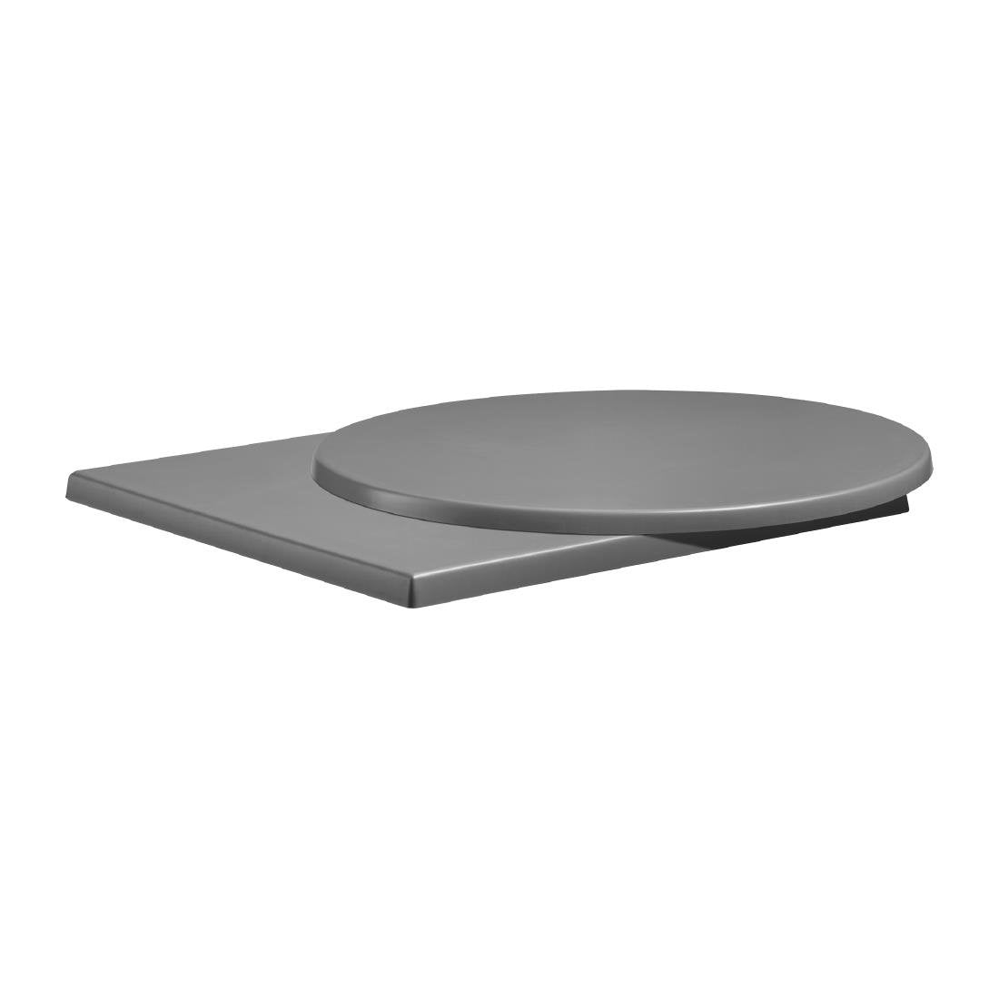 Enduratop Round Grey Table Top 600mm