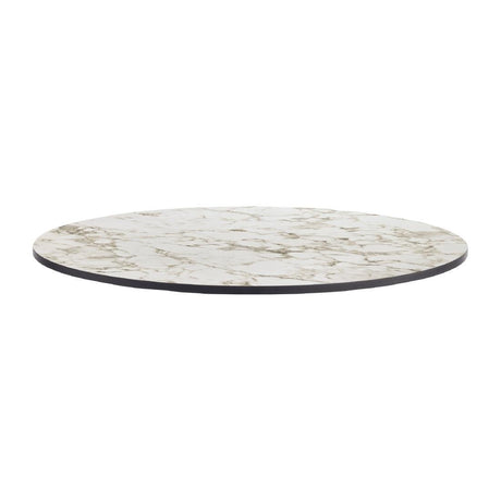 Extrema Round Carrara Marble Table Top 600mm