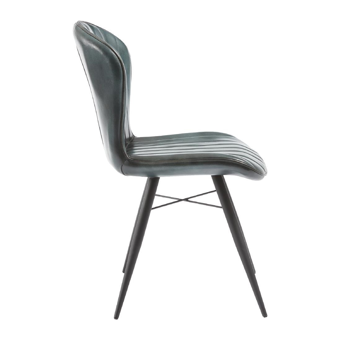 Lena Side Chair Steel Grey (2 Pack)