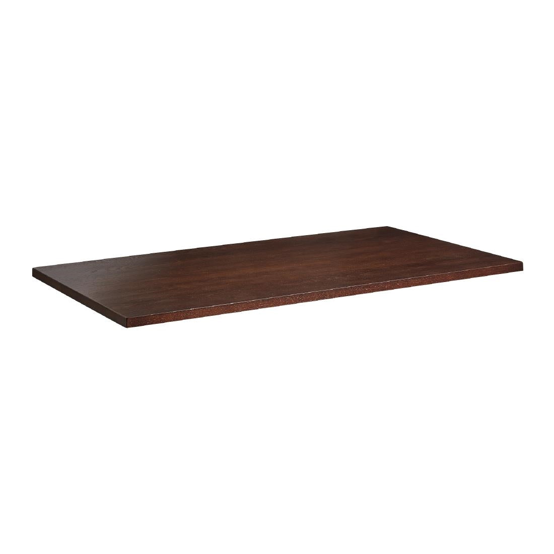 Solid Ash Dark Walnut Rectangular Table Top 1200x700mm