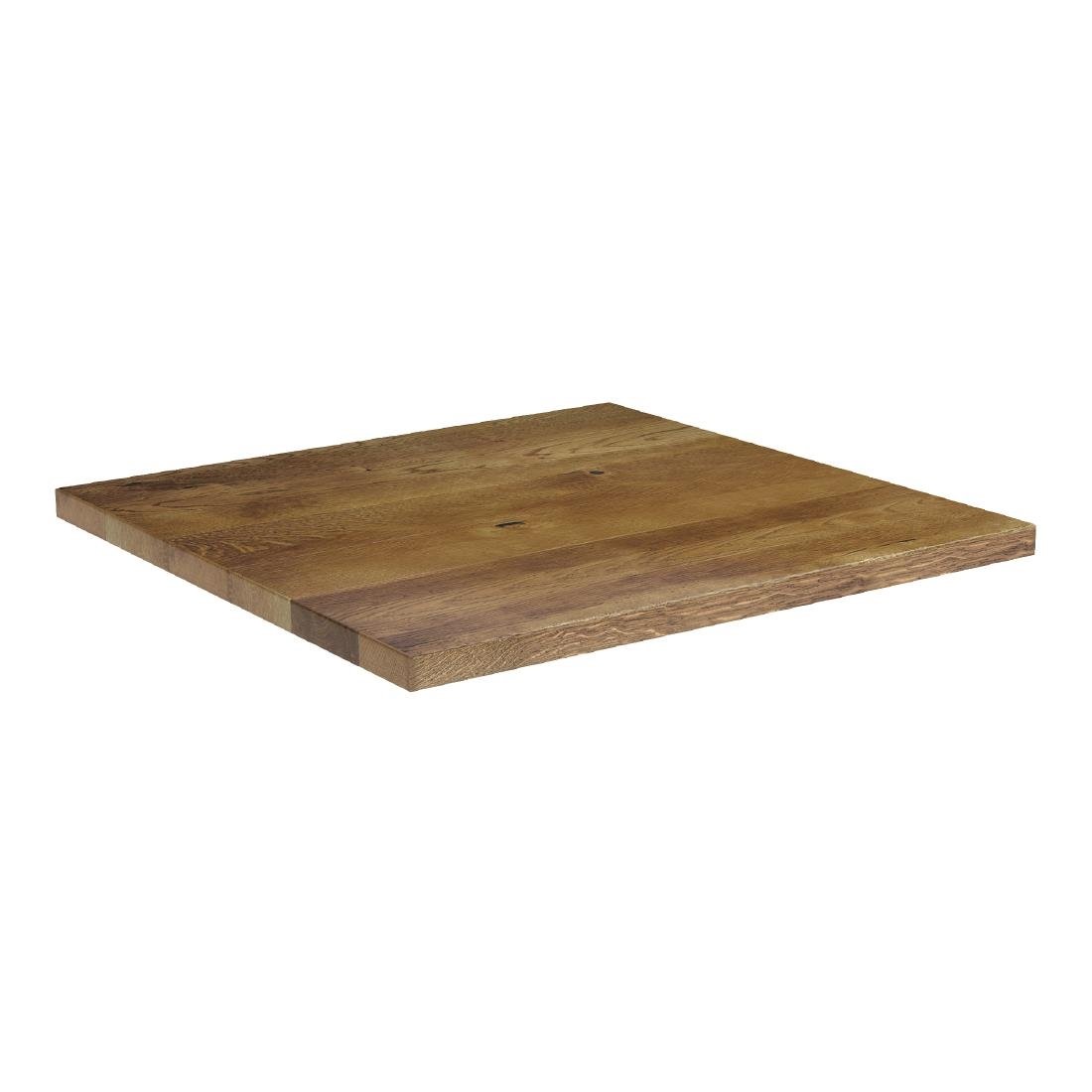 Solid Oak Natural Square Table Top 900x900mm