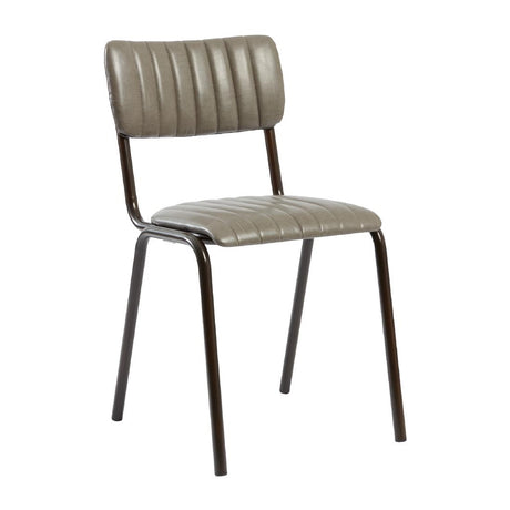 Tavo Stacking Side Chairs Vintage Dark Grey (2 Pack)