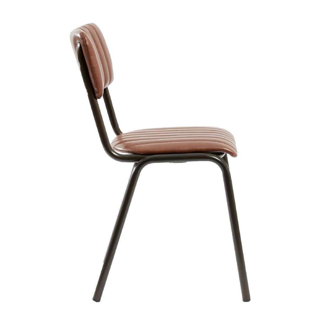 Tavo Stacking Side Chairs Vintage Tan (2 Pack)