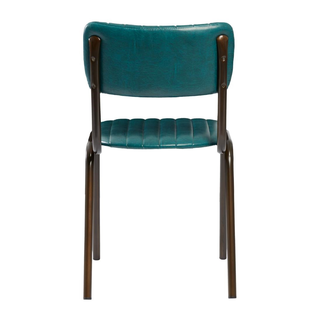 Tavo Stacking Side Chairs Vintage Teal (2 Pack)