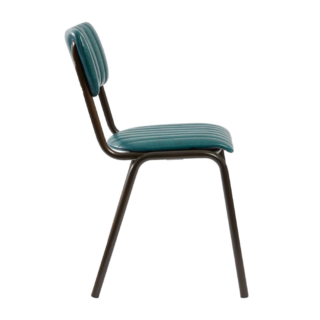 Tavo Stacking Side Chairs Vintage Teal (2 Pack)
