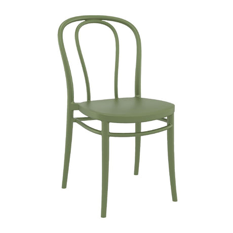 Victor Side Chairs Olive Green (2 Pack)