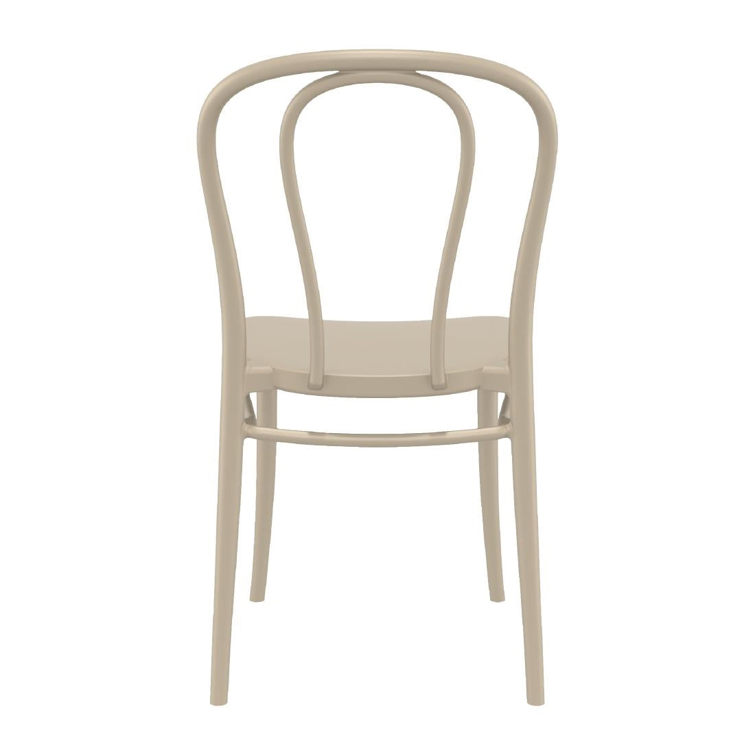 Victor Side Chairs Taupe (2 Pack)