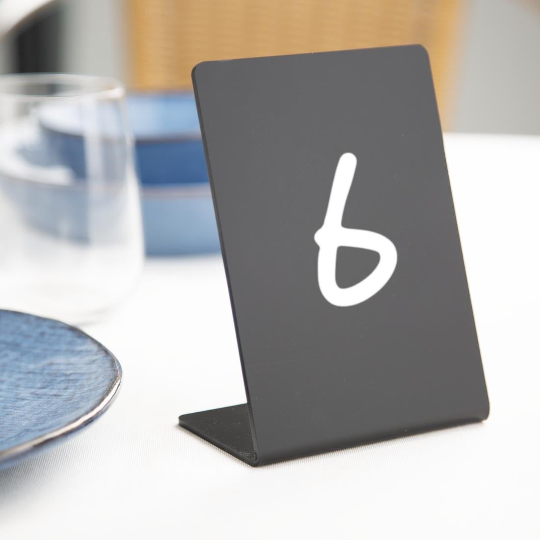 Olympia Acrylic Tableboards 105x208mm (4 Pack)