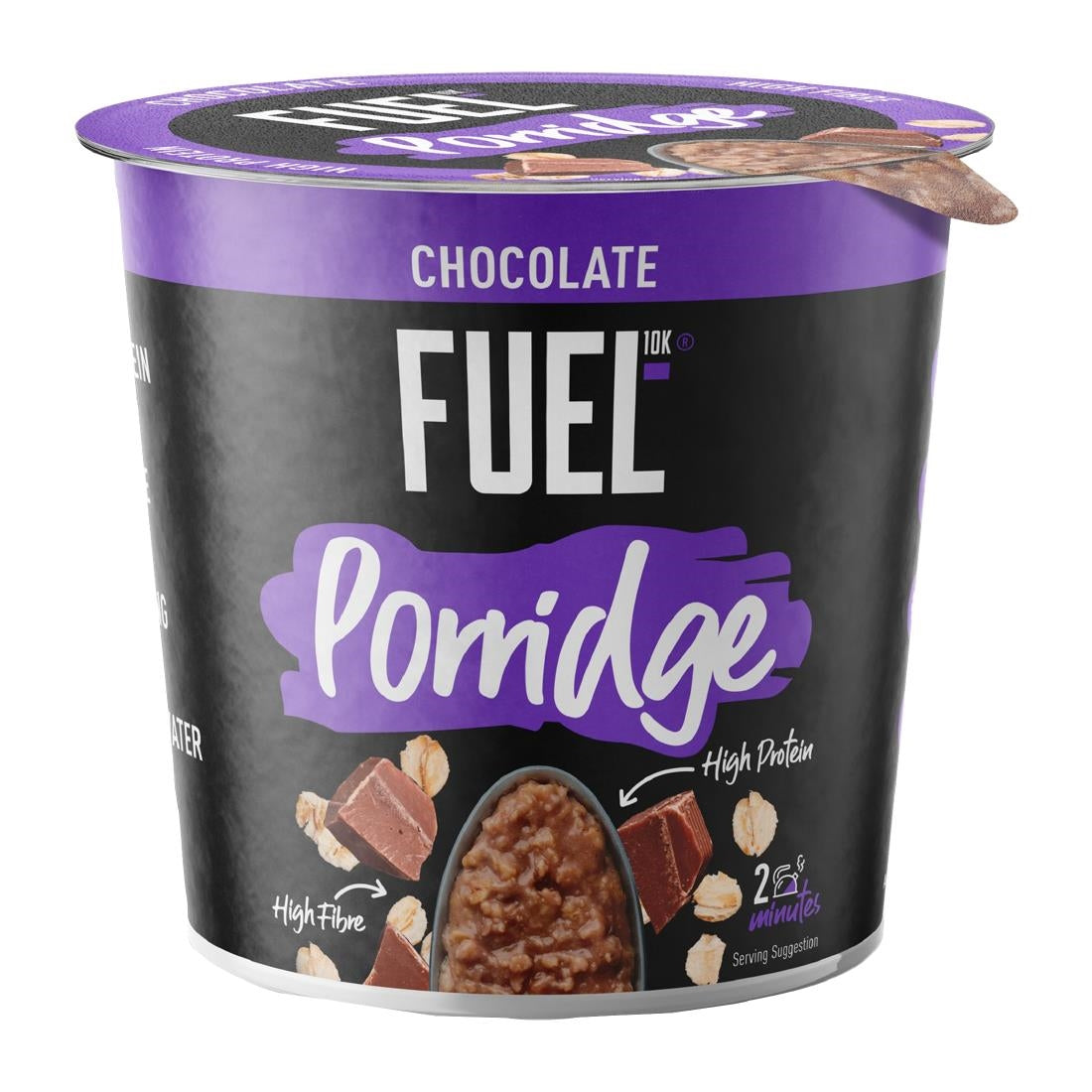 FUEL 10K Chocolate Porridge Pots 70g (8 Pack)