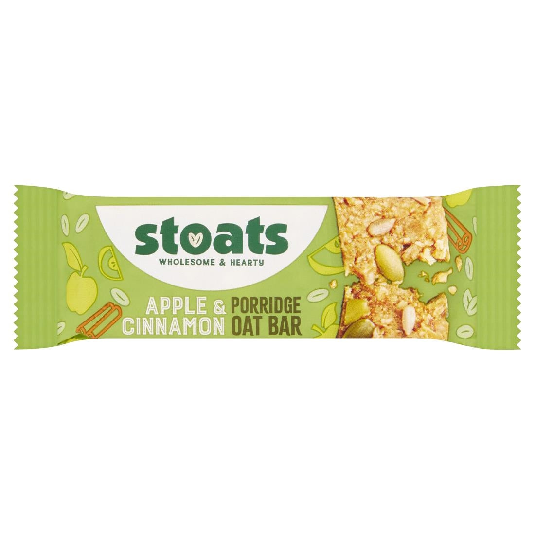 Stoats Apple & Cinnamon Oat Bars 42g (24 Pack)