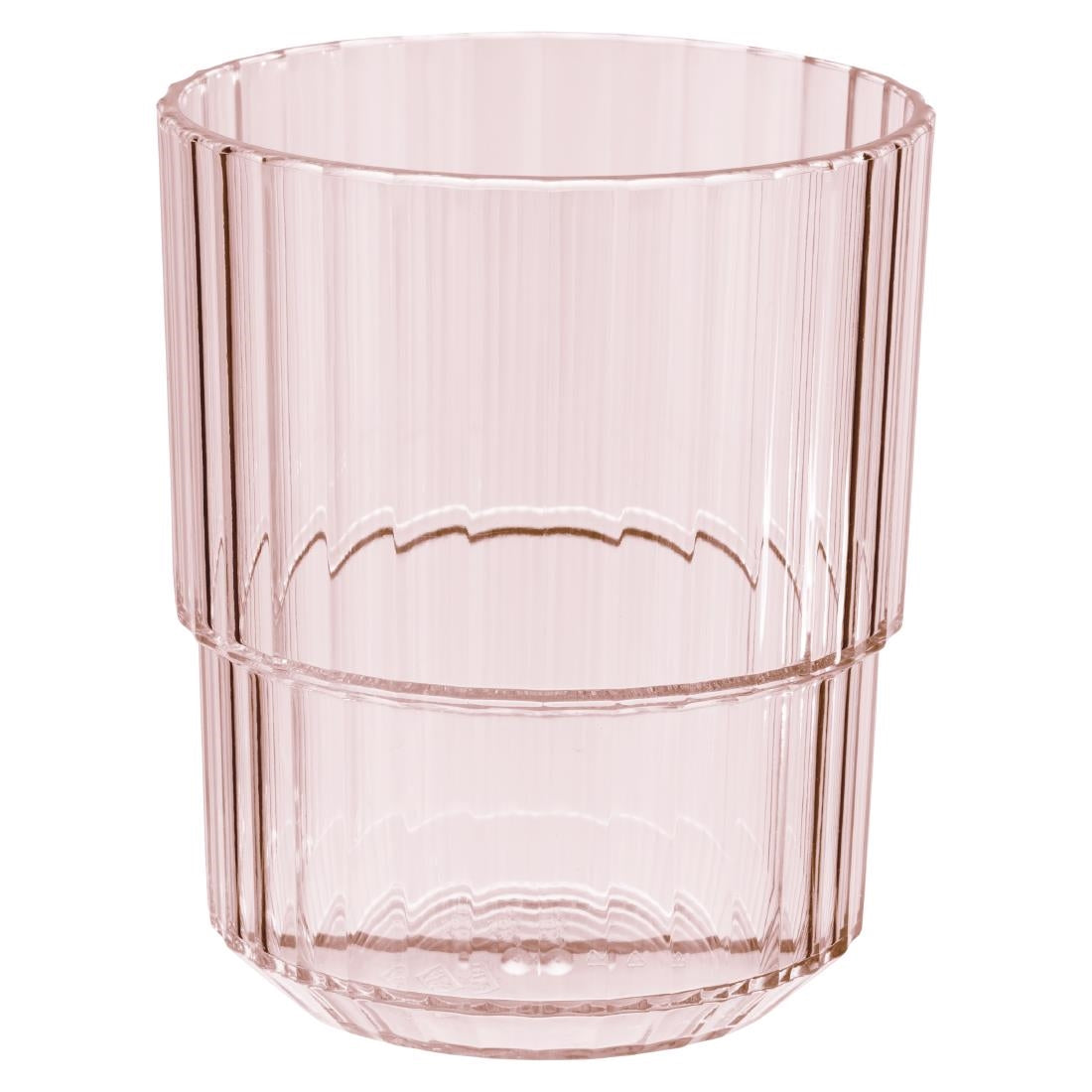 APS Linea Light Pink Drinking Cups 300ml (48 Pack)