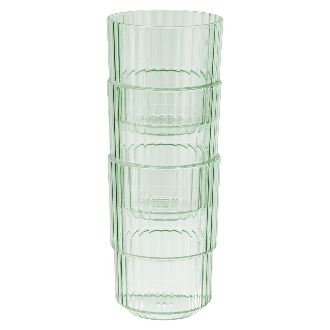 APS Linea Light Green Drinking Cups 300ml (48 Pack)