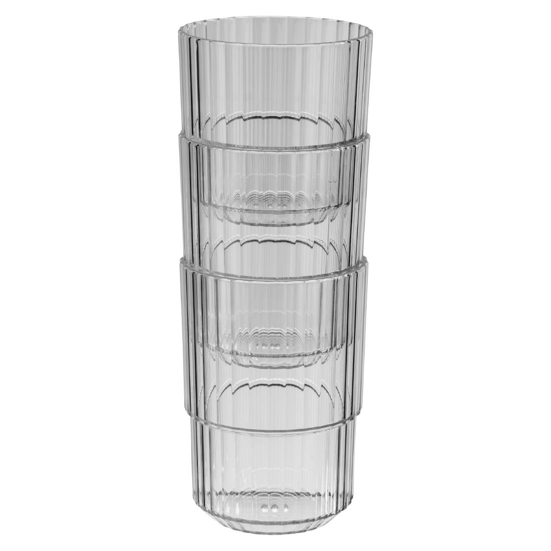 APS Linea French Grey Drinking Cups 300ml (48 Pack)