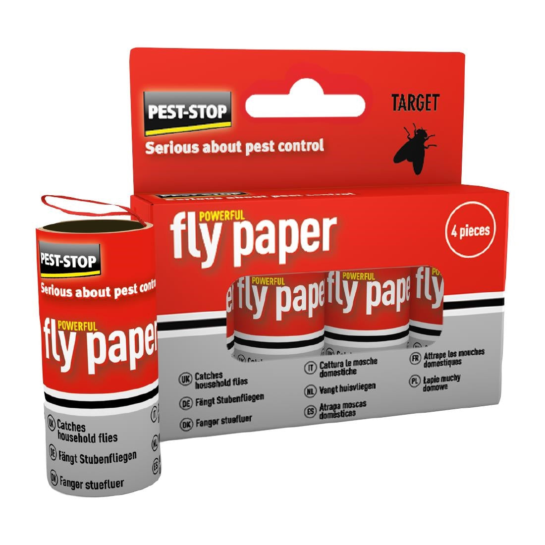 Pest-Stop Fly Paper (4 Pack)