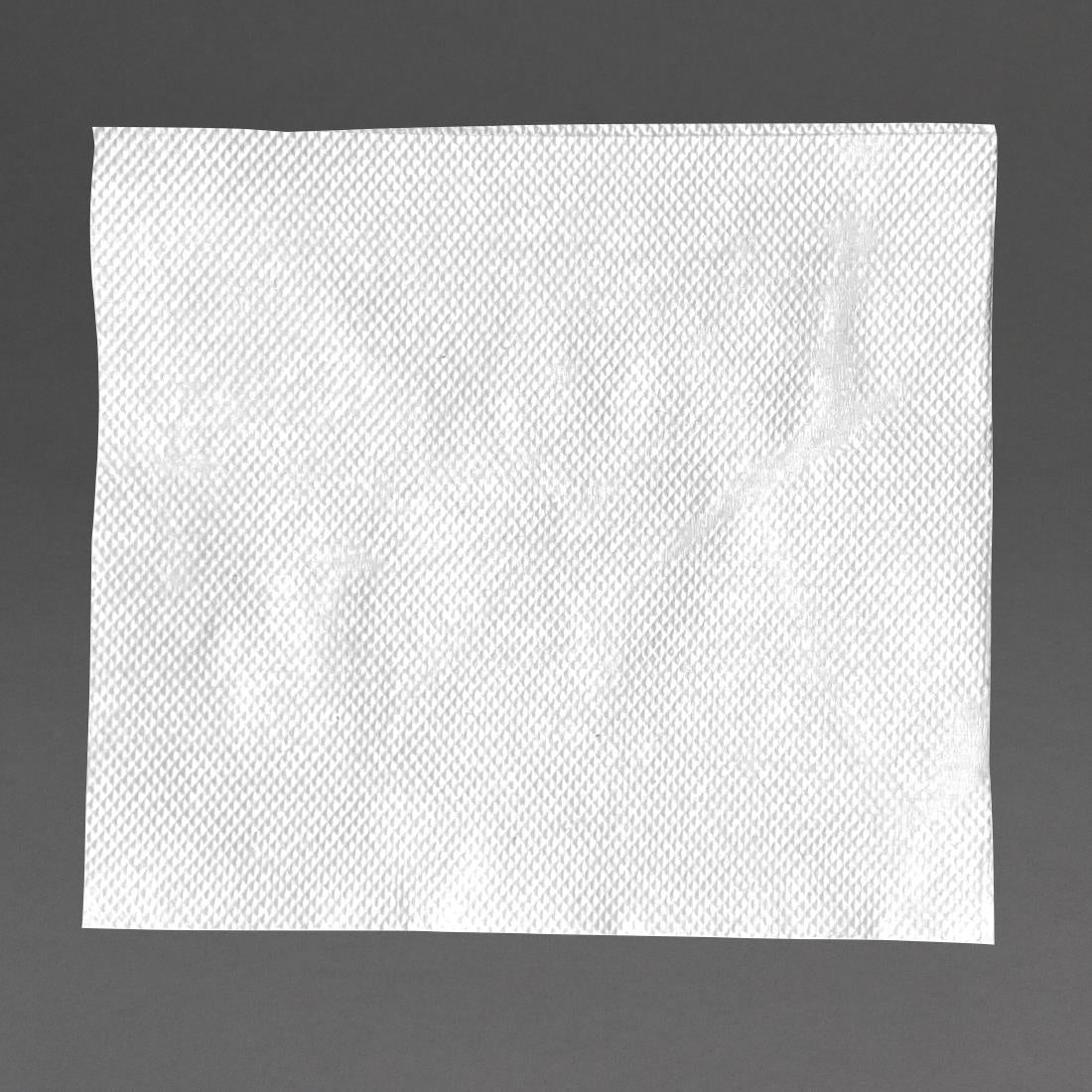 Nisbets Essentials 2ply 4-Fold White Lunch Napkins (50 Pack)