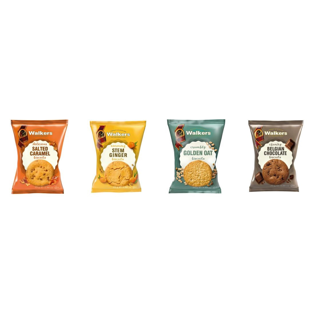 Walkers Mini Pack Assorted Biscuits (100 Pack)