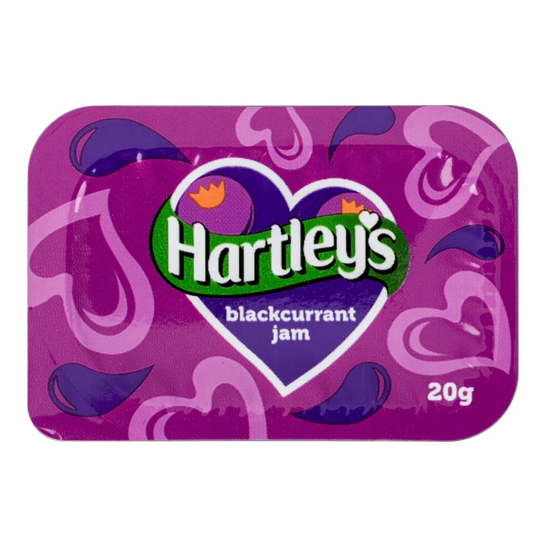 Hartley's Blackcurrant Jam 20g (100 Pack)