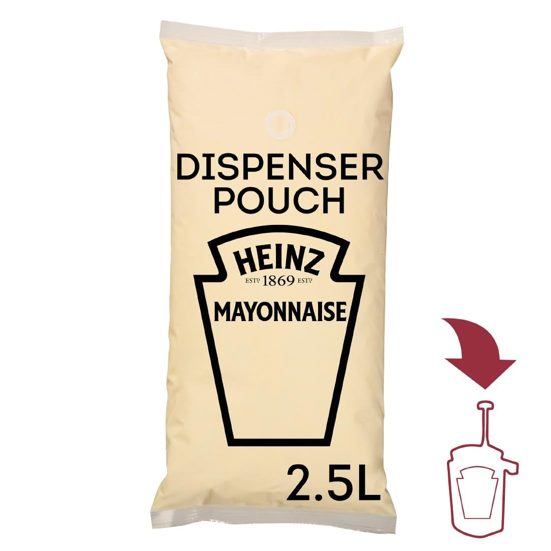 Heinz Sauce-O-Mat Mayonnaise (3x 2.5Ltr)